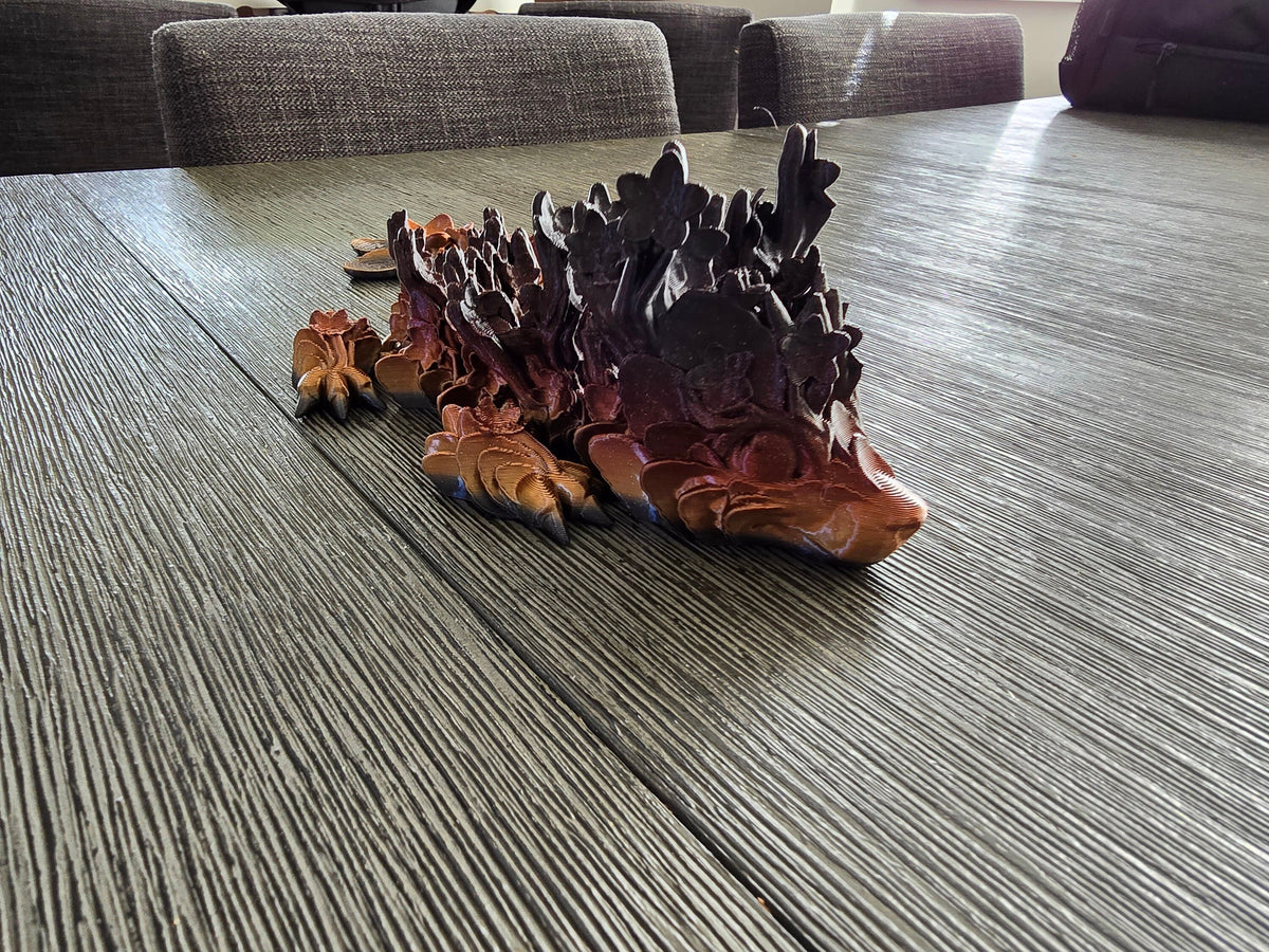 3D-printed cherry blossom dragon figurine – photo 5