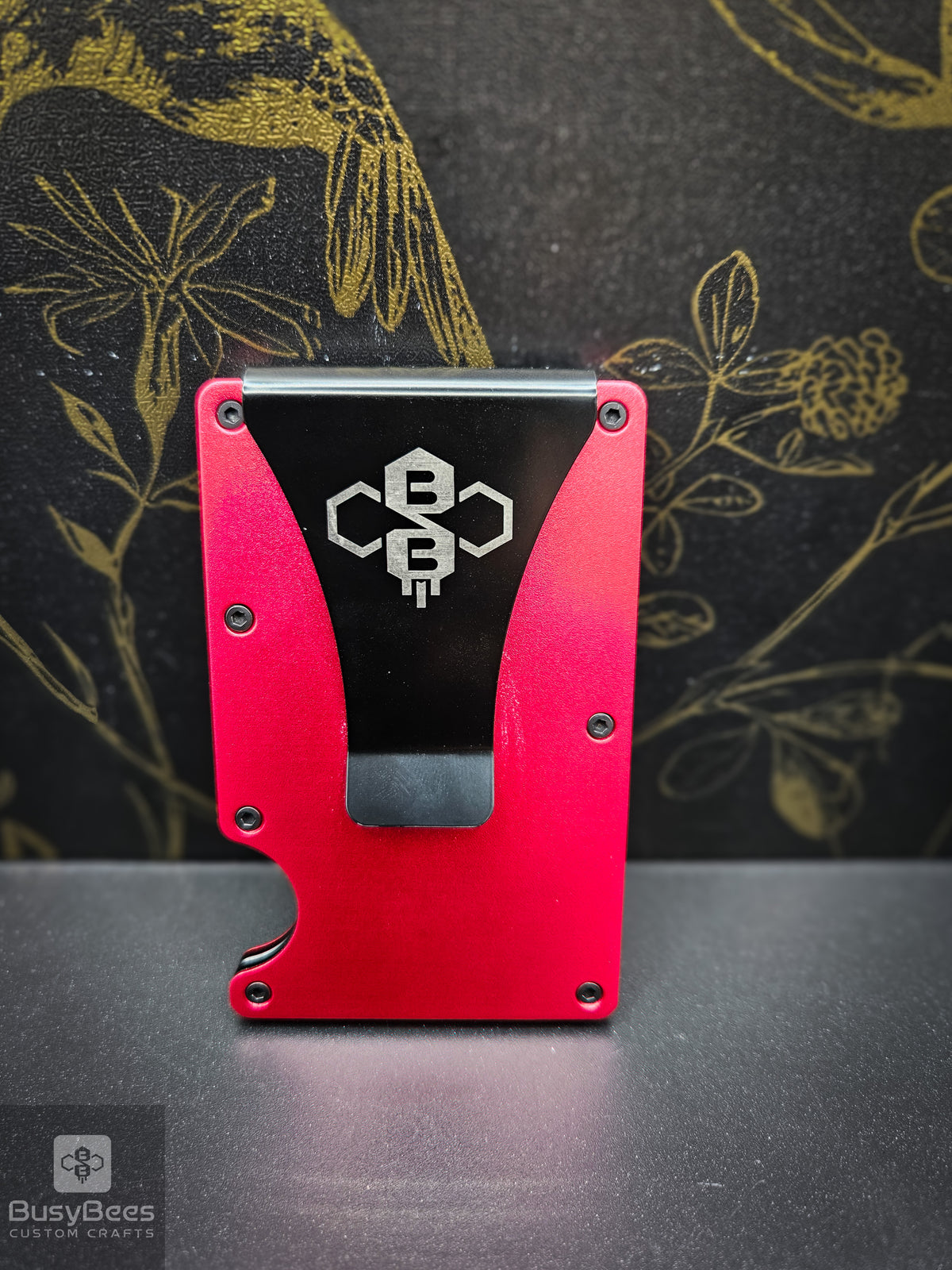 Custom business logo metal wallet – photo 18