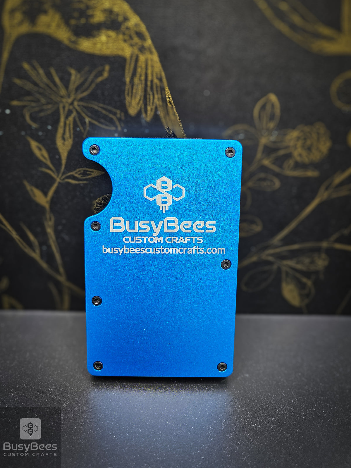 Custom business logo metal wallet – photo 4