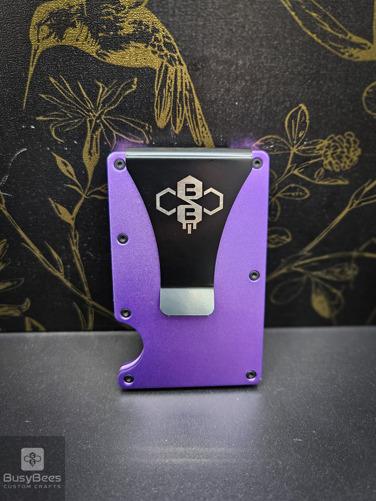 Custom business logo metal wallet – photo 20