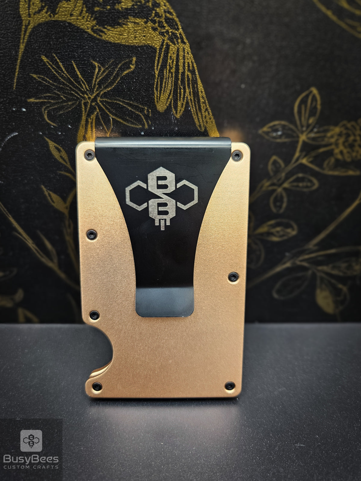 Custom Engraved Metal Wallet RFID Blocking