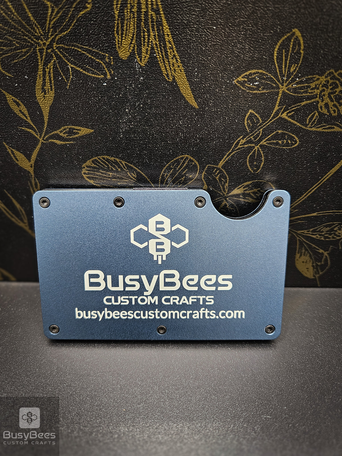 Custom business logo metal wallet – photo 6