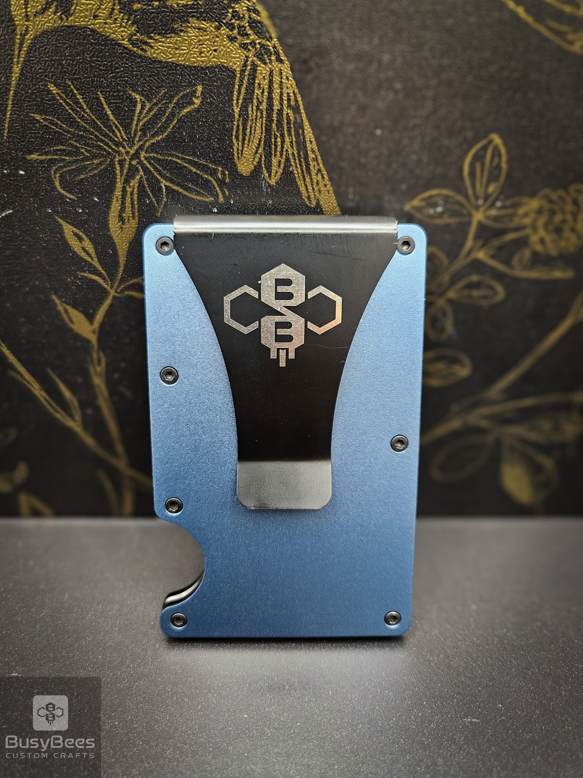 Custom Engraved Metal Wallet RFID Blocking