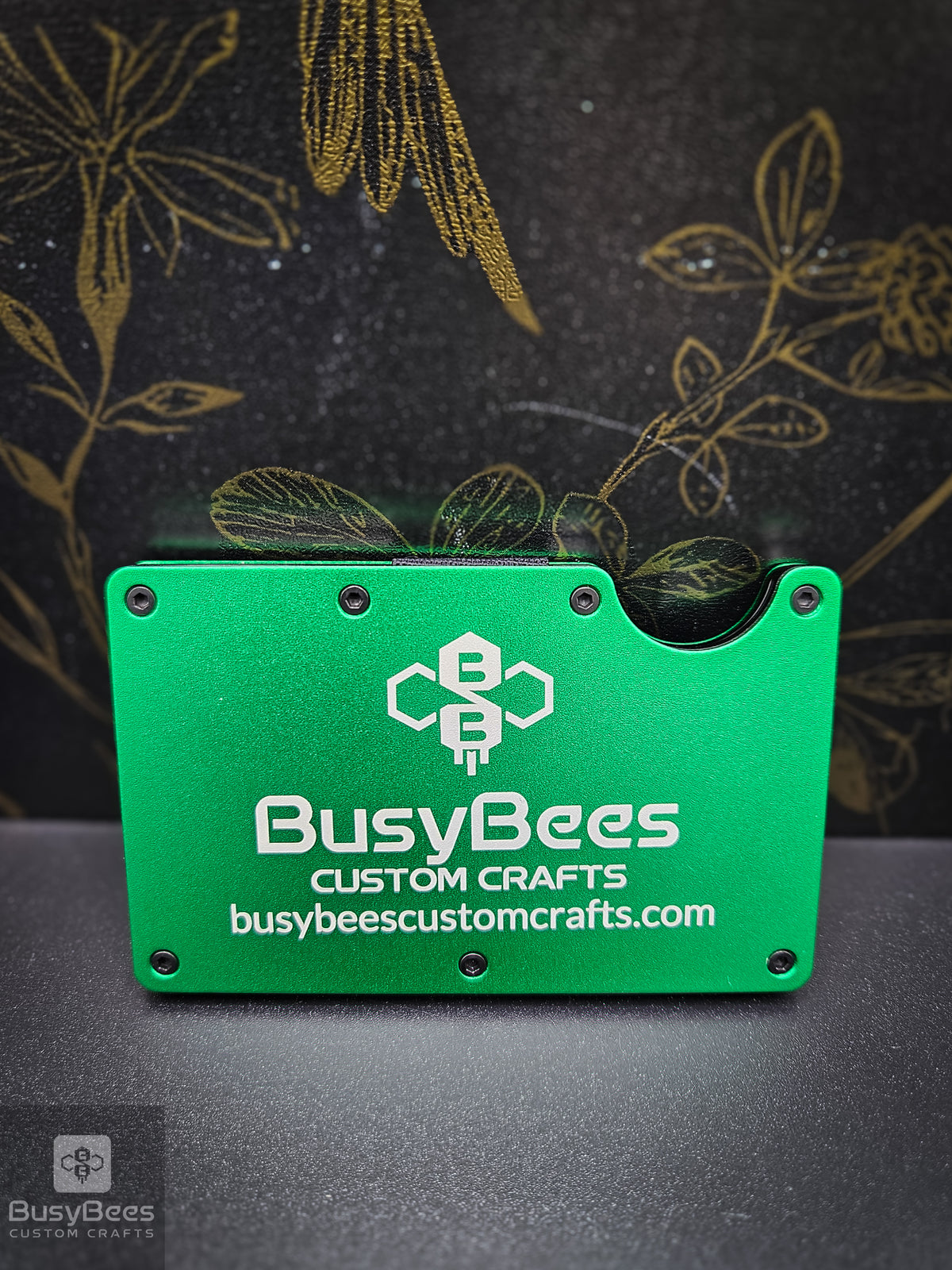 Custom business logo metal wallet – photo 8
