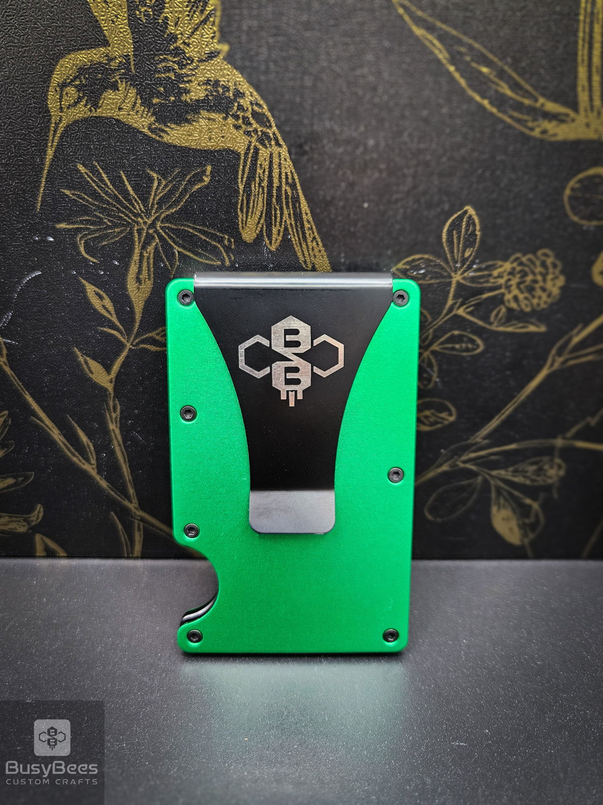 Custom Engraved Metal Wallet RFID Blocking