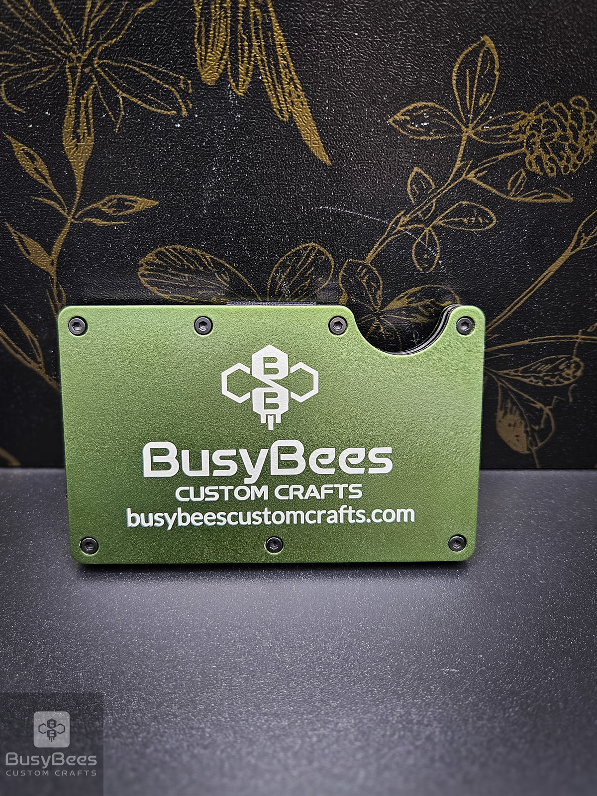 Custom business logo metal wallet – photo 10