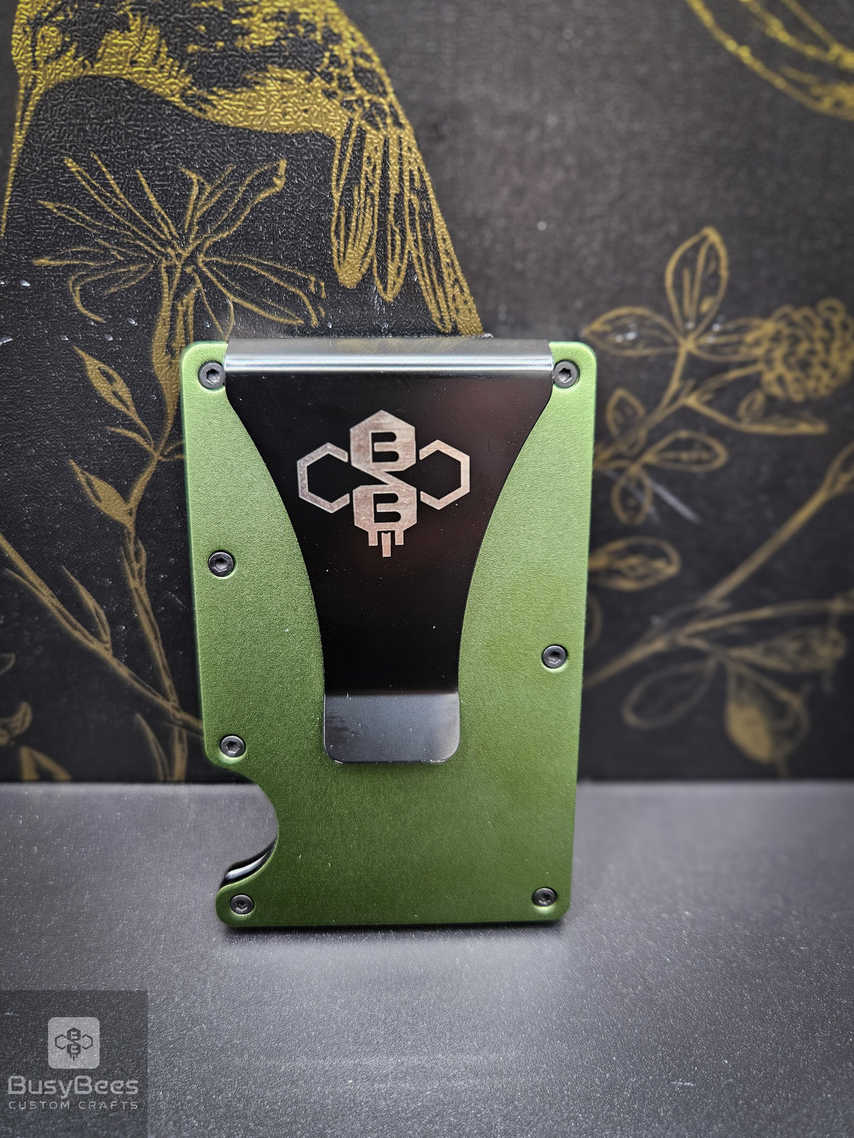 Custom Engraved Metal Wallet RFID Blocking