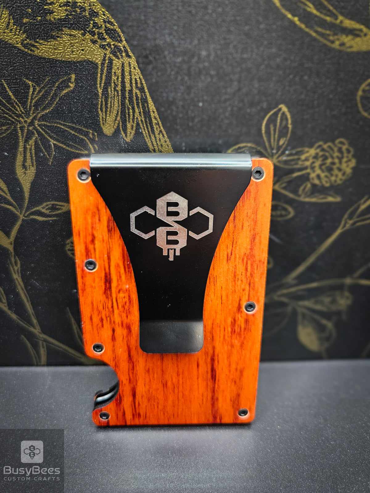 Custom Engraved Metal Wallet RFID Blocking
