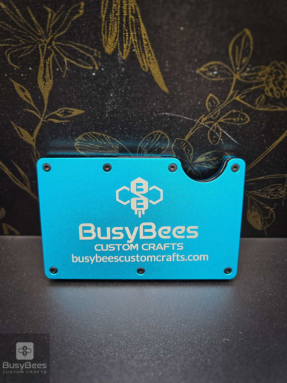 Custom business logo metal wallet – photo 9
