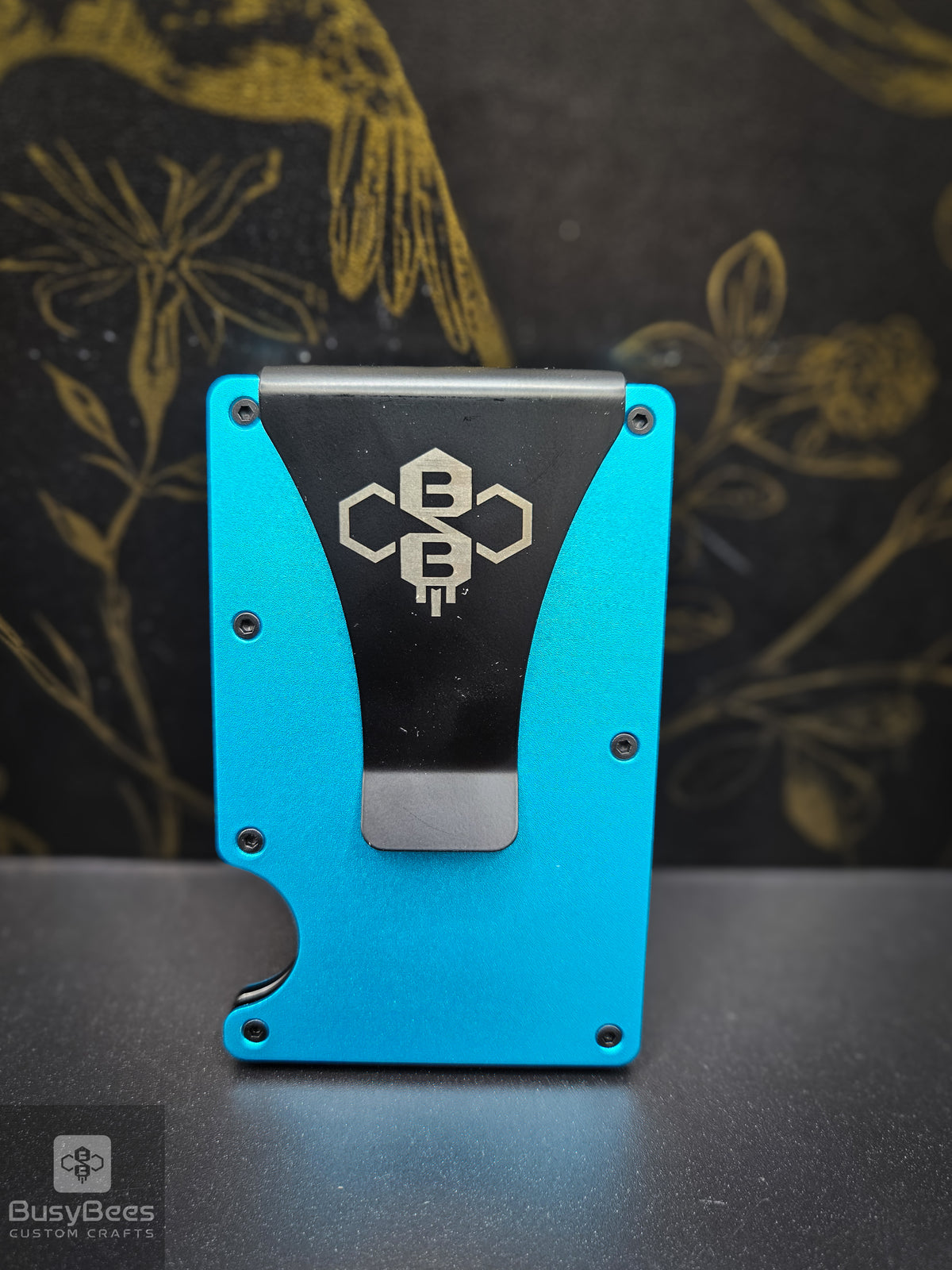 Custom Engraved Metal Wallet RFID Blocking