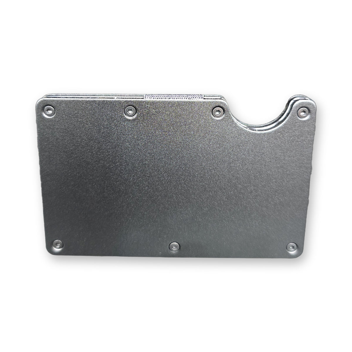 Blank unengraved RFID metal wallet – Black