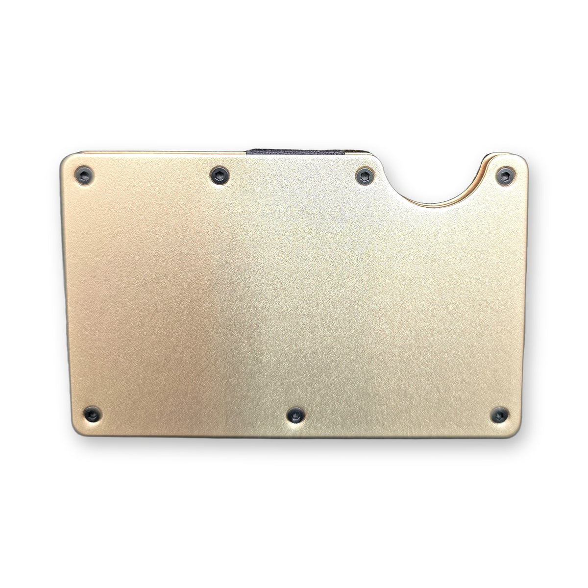 Blank unengraved RFID metal wallet – Gold