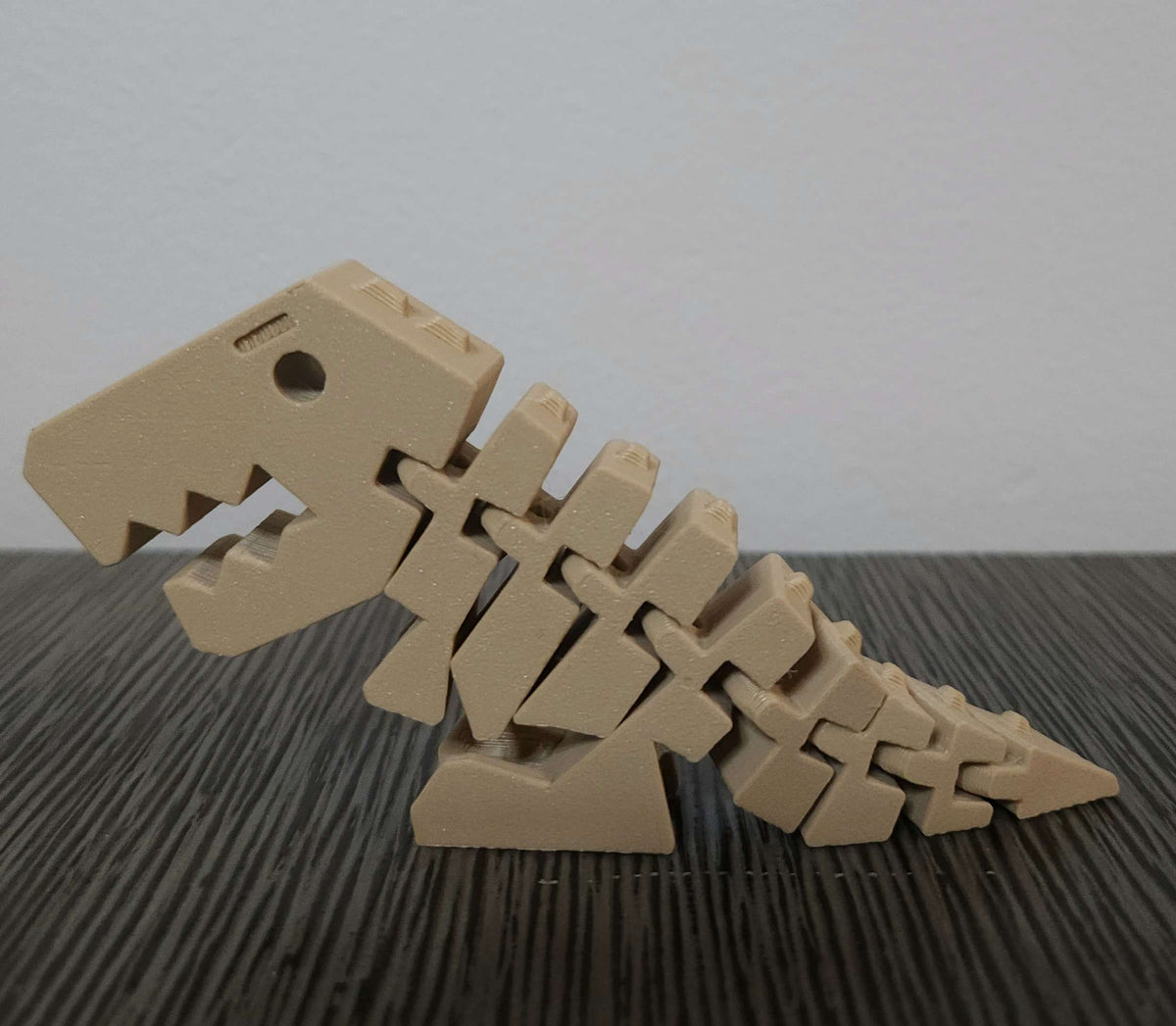 3D-printed Flexi Rex articulated dinosaur – photo 4