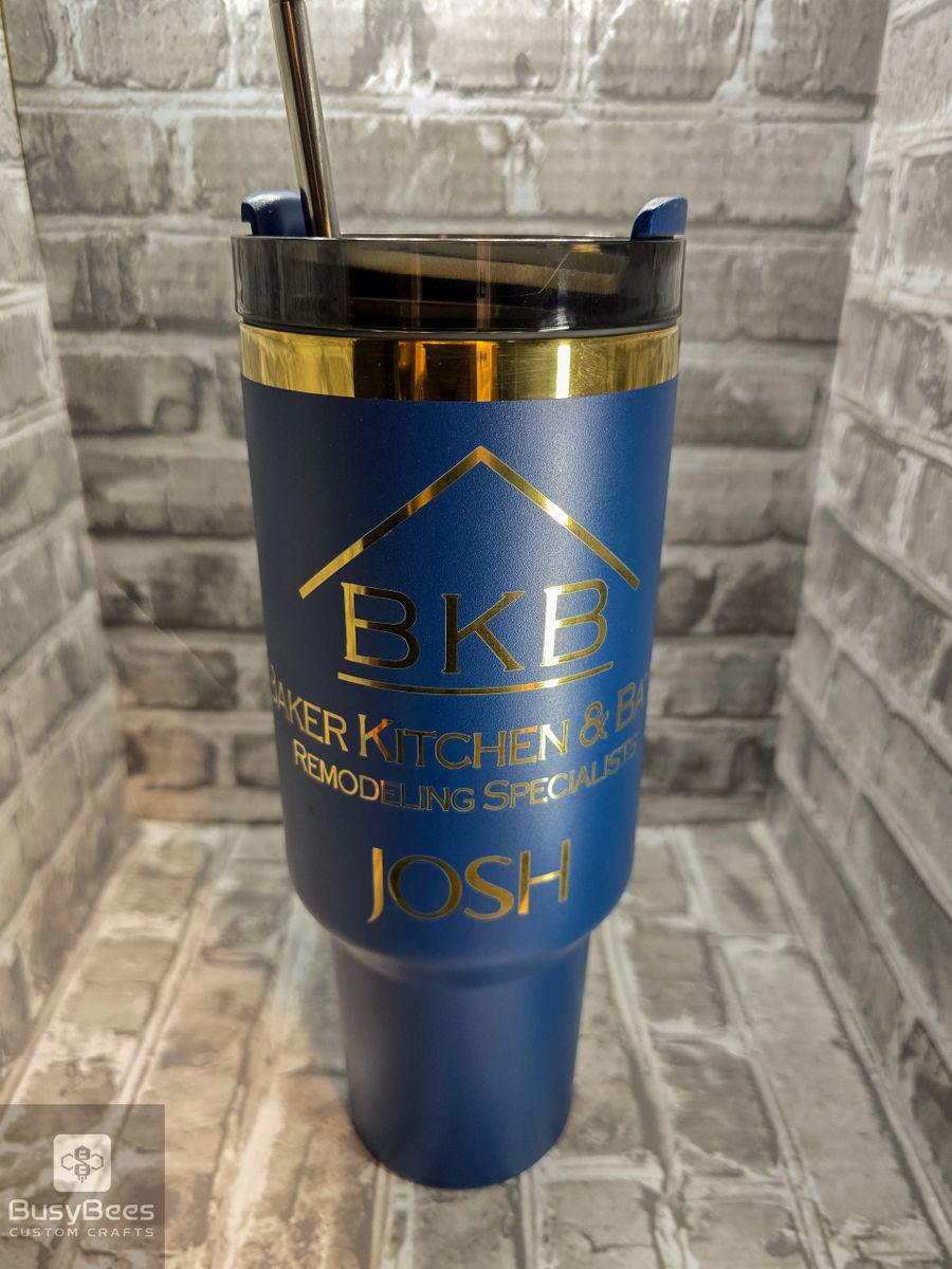 Personalized engraved 40 oz tumbler – photo 3